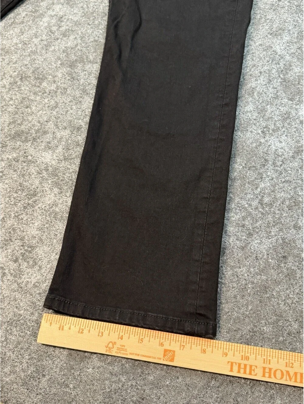 Levis 514 Straight Jeans Mens 38x30 Black Stretch Denim Casual Pants